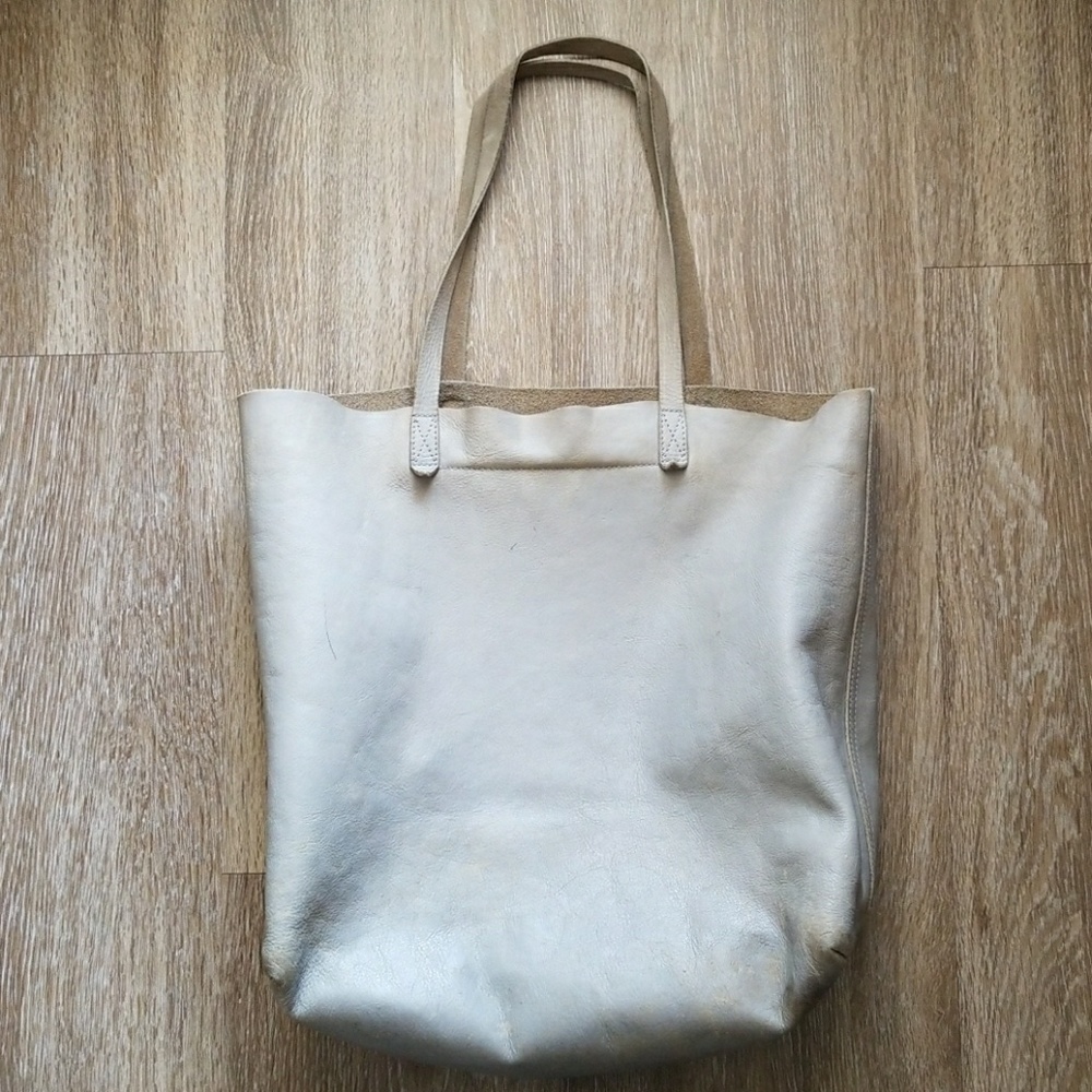 Madewell grey transport tote